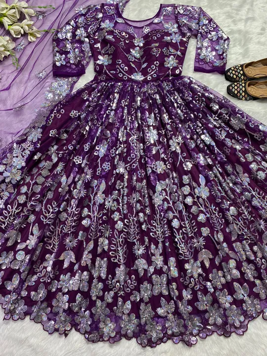 New Designer gowns launching single pcs available Order now  uploaded by AHEMED FASHION  on 5/25/2023