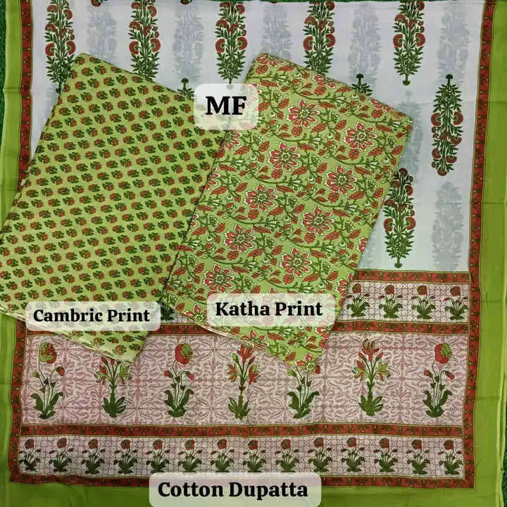 Cotton Katha print  uploaded by MATAJI TEXTILES on 5/25/2023