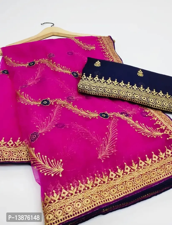 Beautiful Net Saree With Blouse Piece For Women  uploaded by VAIBHAV COLLECTIONS on 5/25/2023