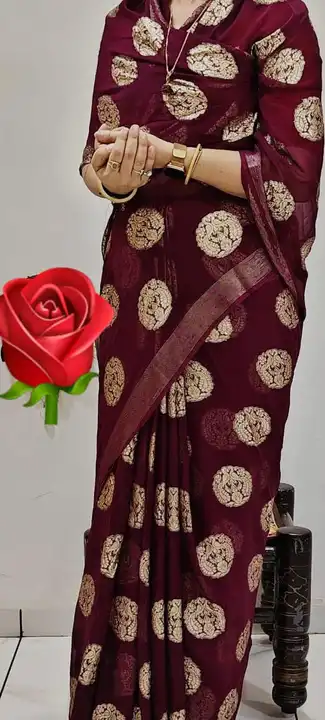 Pure jorjat 🦚 peacock buta zari fabric  uploaded by Narayan and sons jaipur rajasthan india on 5/25/2023