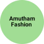 Business logo of Amutham fashion