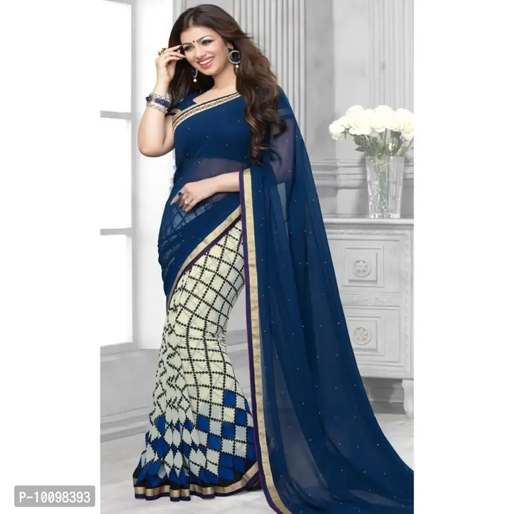 Stylish Georgette Printed Saree With Blouse Piece For Women  uploaded by VAIBHAV COLLECTIONS on 5/31/2024