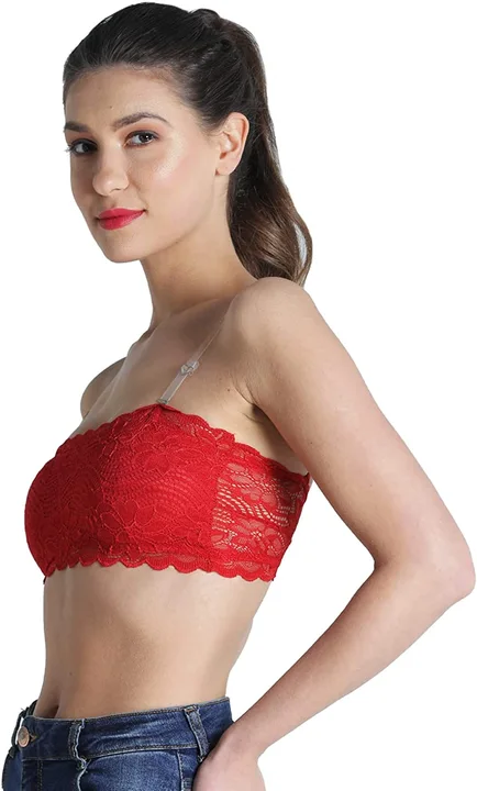 Post image This Tube/Bandeau removeble Padded bra are made with stretchy fabric and elastic bands on the top and bottom to hold and support the breasts. It is an easy-to-wear, slip-on type of bra that offers comfort for everyday wear.This strapless bra also is a lightweight and supportive. It is perfect for wearing under backless, strapless, and deep-cut dresses.Fit best to the sizes from 30-36 inch.