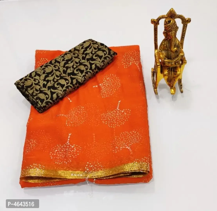 New Trendy Chiffon Printed Saree With Blouse Piece  uploaded by VAIBHAV COLLECTIONS on 5/25/2023