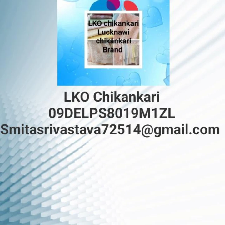 Visiting card store images of LKO Chikankari 