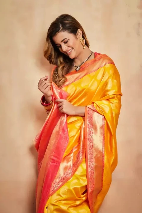 Party wear saree  uploaded by Kamya Sarees on 5/25/2023