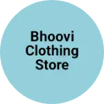Business logo of Bhoovi clothing store