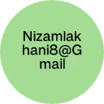 Business logo of nizamlakhani8@gmail.com