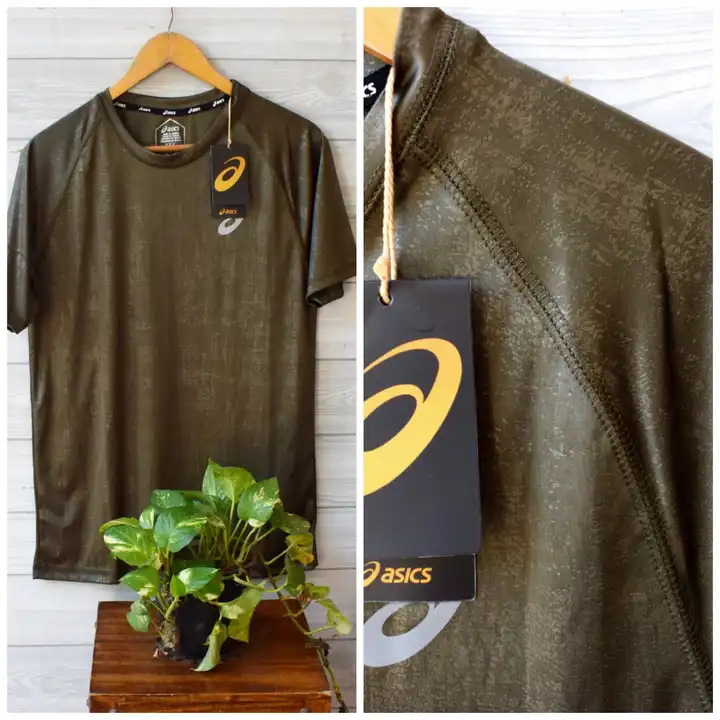 Brand - ASICS

Style - Men's active wear half sleeve

Fabric - IMPORTED SUPREME EMBOSSED 

Gsm - 180 uploaded by Jai maa majisa Export Tirupur on 5/25/2023