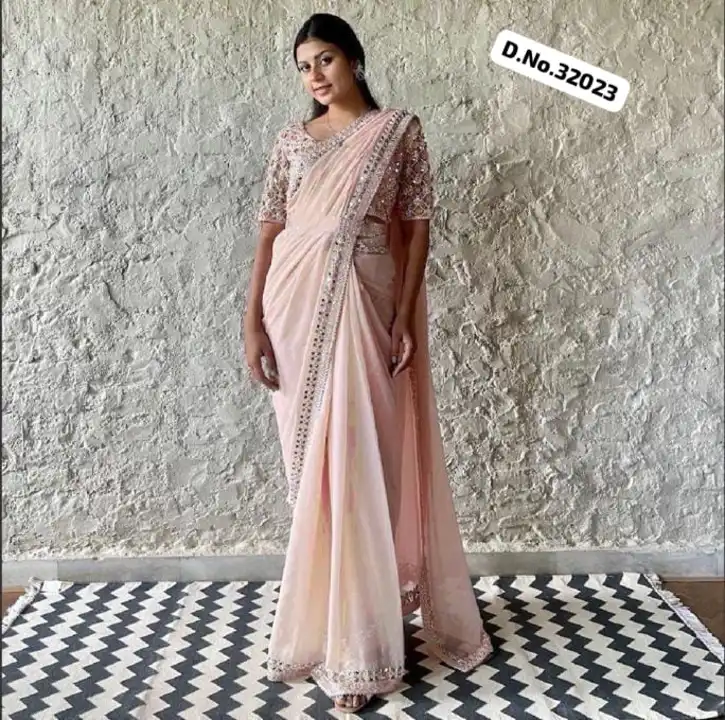 🚨  *LAUNCHING A NEW PARTY WERE EMBRODIERY DESIGNER STONE WORK SAREE* 🚨


  ⚜️ *D.No.32023* ⚜️

*SA uploaded by Maa Arbuda saree on 5/25/2023