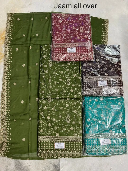 Piyor ZAAM cotton All over suit  with cut work boarder duppata uploaded by Collection BY AARFA on 5/25/2023