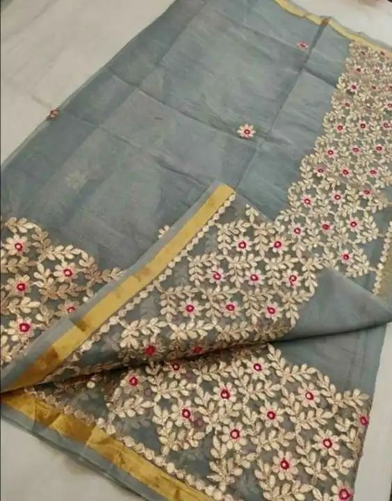 Gotta Pati work saree  uploaded by Ansari Handloom on 5/25/2023