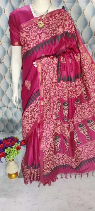 Modaal silk printed sarees uploaded by WeaveMe India on 5/25/2023