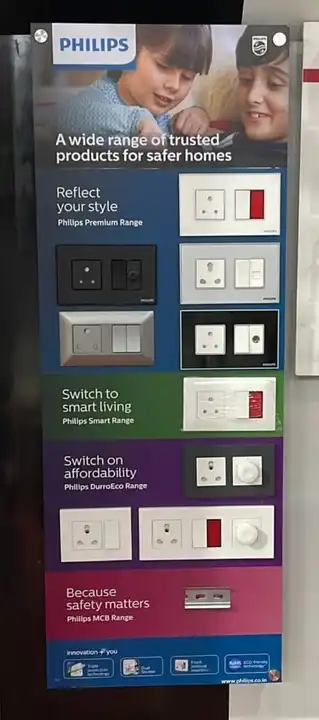Philips modular switches  uploaded by JBM ELECTRICALS on 5/25/2023