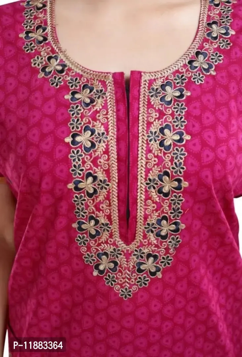Trendy Cotton Embroidery Nighty For Women  uploaded by VAIBHAV COLLECTIONS on 5/25/2023
