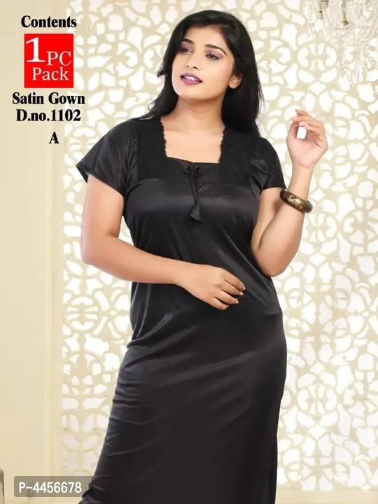 Women Satin Nighty And NightWear  uploaded by VAIBHAV COLLECTIONS on 5/31/2024