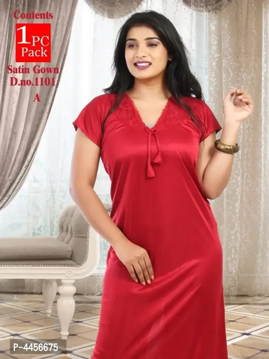 Women Satin Nighty And NightWear  uploaded by VAIBHAV COLLECTIONS on 5/25/2023