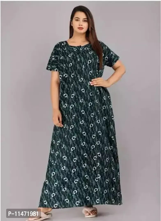 Trendy Cotton Printed With 2 Button Nighty For Women  uploaded by VAIBHAV COLLECTIONS on 5/25/2023