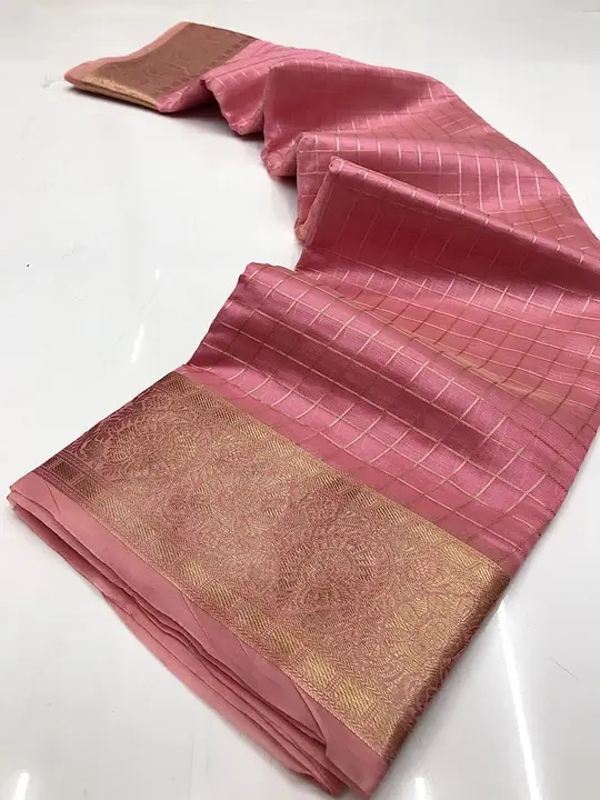 Organza sarees check  uploaded by VARDHAK COLLECTION  on 5/25/2023