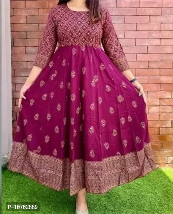 Stylish Fancy Rayon Printed Anarkali Kurti For Women  uploaded by VAIBHAV COLLECTIONS on 5/25/2023