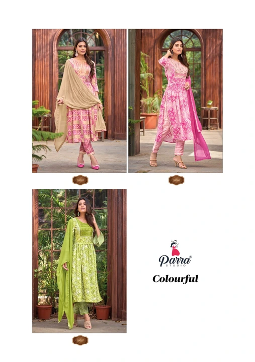 Colourful vol 1 nayra cut  uploaded by Ladies fashion on 5/25/2023