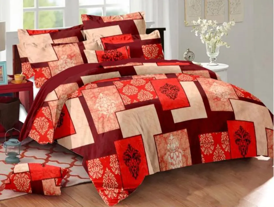 Bedsheet double bed  uploaded by Sumit Wholesale Trader on 5/25/2023