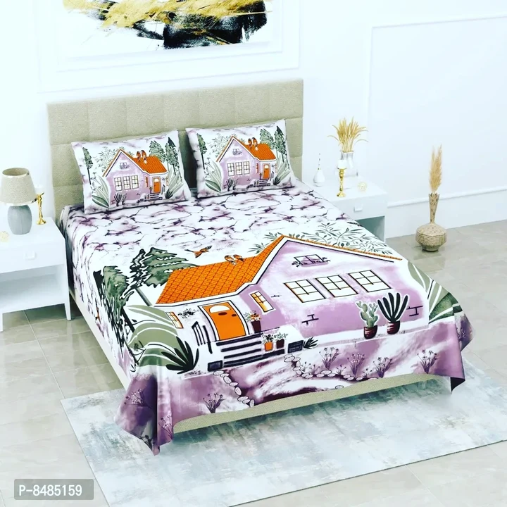 Double bed sheet  uploaded by Sumit Wholesale Trader on 5/25/2023