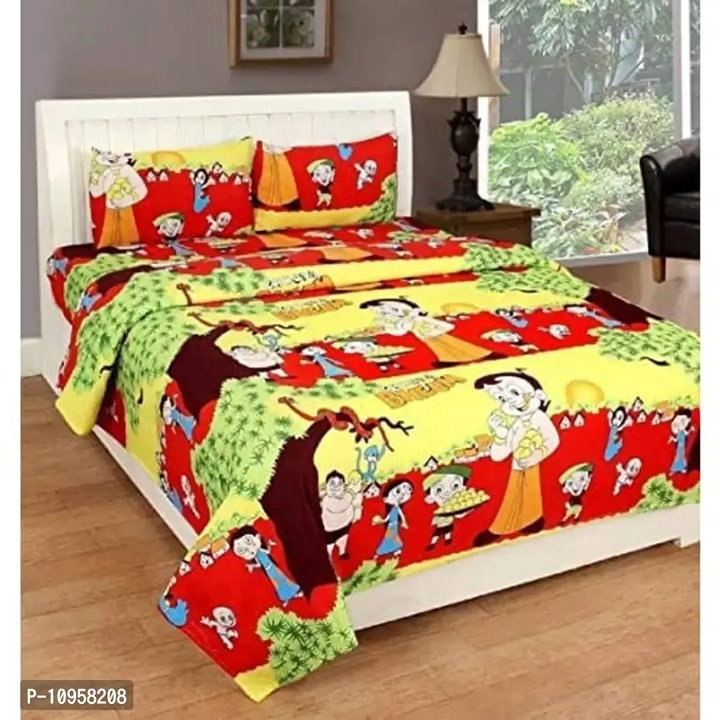 Cartoon Sade bed sheet double  uploaded by Sumit Wholesale Trader on 5/25/2023