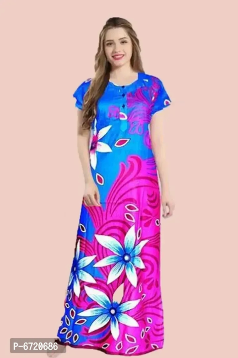 Printed Cotton Nighty uploaded by Trendy Fashion Store on 5/25/2023