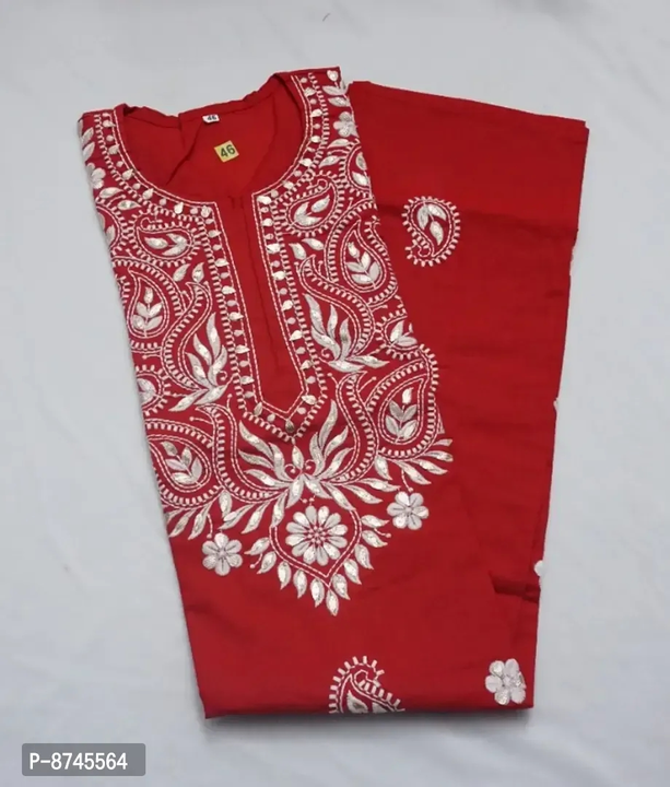 Classic Cotton Chickenkari Kurtis For Women  uploaded by VAIBHAV COLLECTIONS on 5/25/2023
