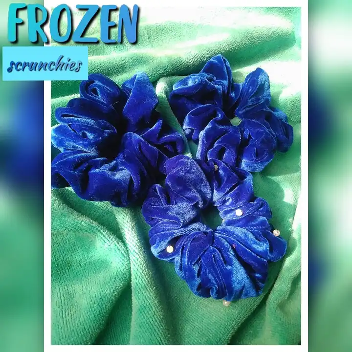 Frozen Scrunchies uploaded by THE FASHIONABLEZ on 5/25/2023