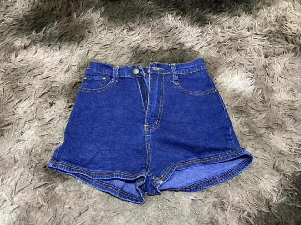 Ladies denim shorts uploaded by business on 5/25/2023