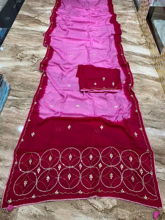 🦋new lounching 🦋

Beautiful party wear saree 

🌿original product 🌿

👌best quality fabric 👌

👉 uploaded by Gotapatti manufacturer on 5/26/2023
