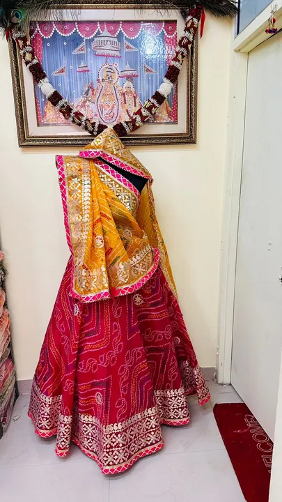 😍😍 Launching new rajsthani lehnga chunni🤗😍

*Full stiched with full touch aster (lining) Lahenga uploaded by Gotapatti manufacturer on 5/26/2023