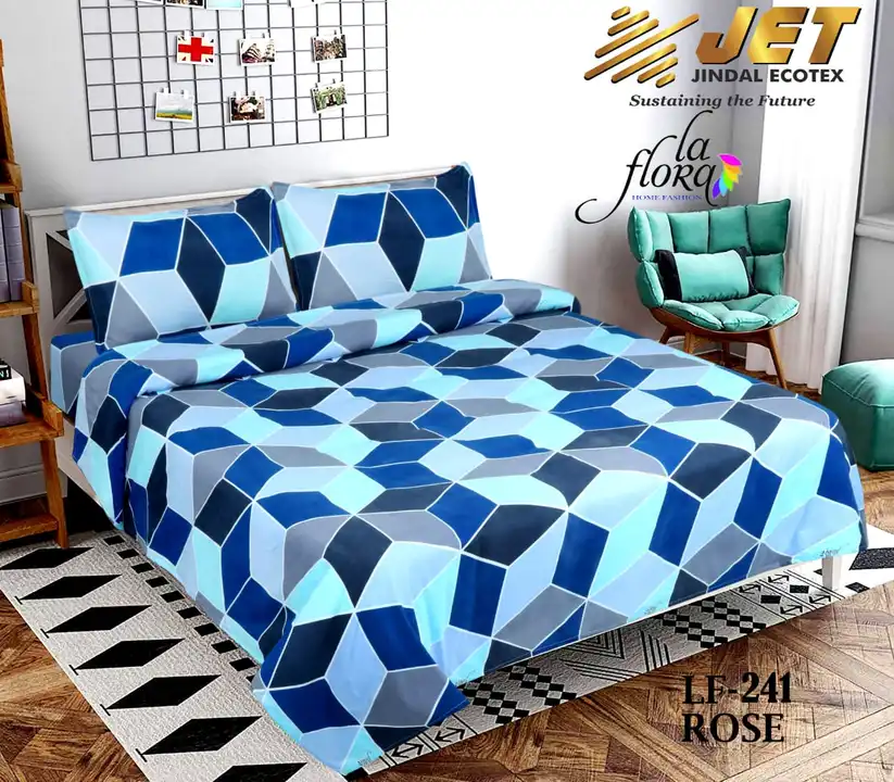 Double bedsheet 1+2 rs 210 uploaded by Rk faishan john  on 5/26/2023