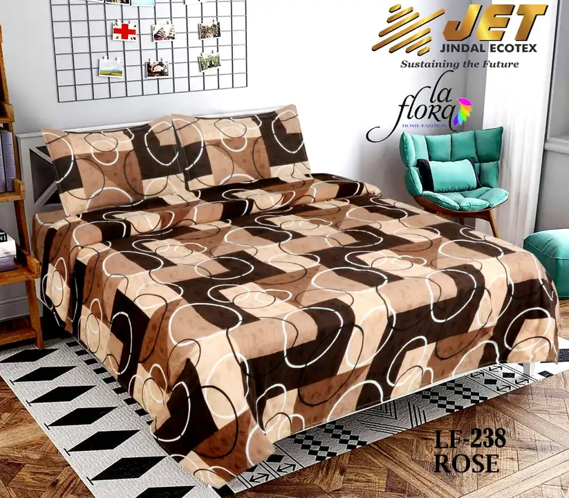 Double bedsheet 1+2 rs 210 uploaded by Rk faishan john  on 5/26/2023