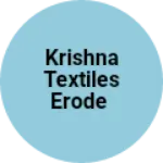 Business logo of Krishna textiles erode
