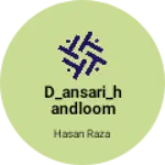 Business logo of D_ansari_handloom