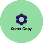 Business logo of Xerox copy