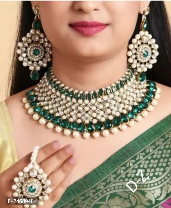 Kundan Choker Necklace Set Jwellery  uploaded by VAIBHAV COLLECTIONS on 5/31/2024