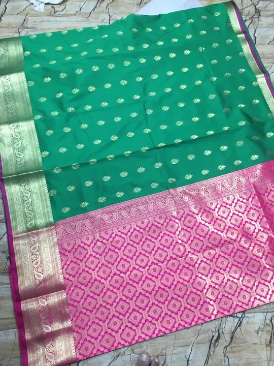 Saatin saree with all over buta  uploaded by Vaziro on 5/26/2023