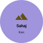 Business logo of Sahaj