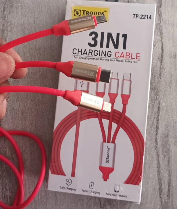 3in1 Fast Charging Metal Cable uploaded by Birla Electronics on 5/26/2023