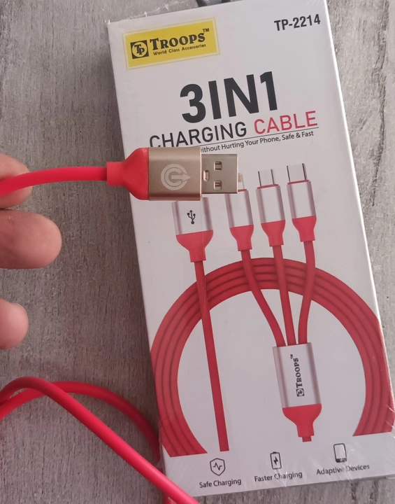 3in1 Fast Charging Metal Cable uploaded by Birla Electronics on 5/26/2023