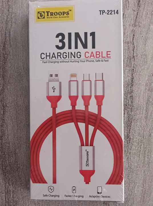 3in1 Fast Charging Metal Cable uploaded by business on 5/26/2023