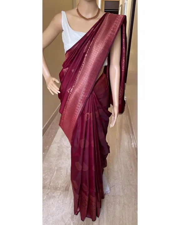 Rich pallu Beautiful Zari Weaving Saree  uploaded by Dhananjay Creations Pvt Ltd. on 5/26/2023