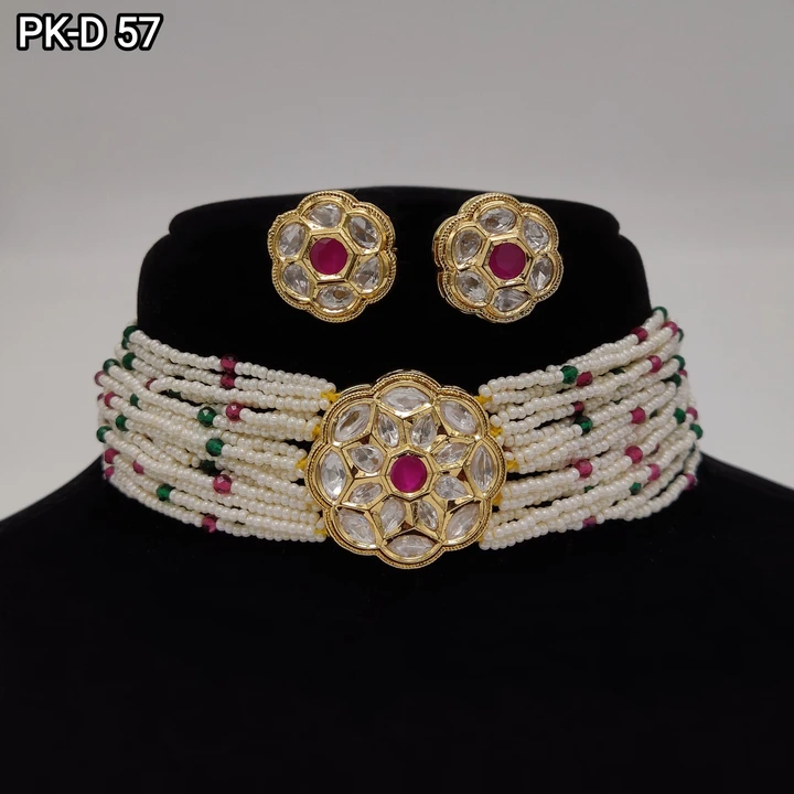 Kundan necklace set  uploaded by Sb designs on 5/26/2023