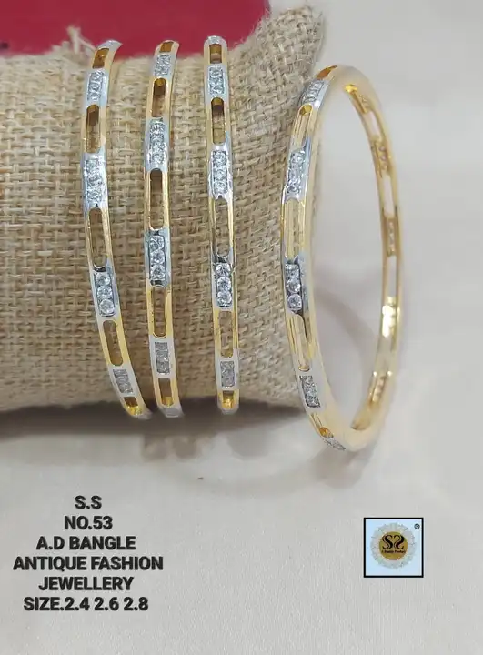 Ad daimand bangles  uploaded by Sb designs on 5/26/2023