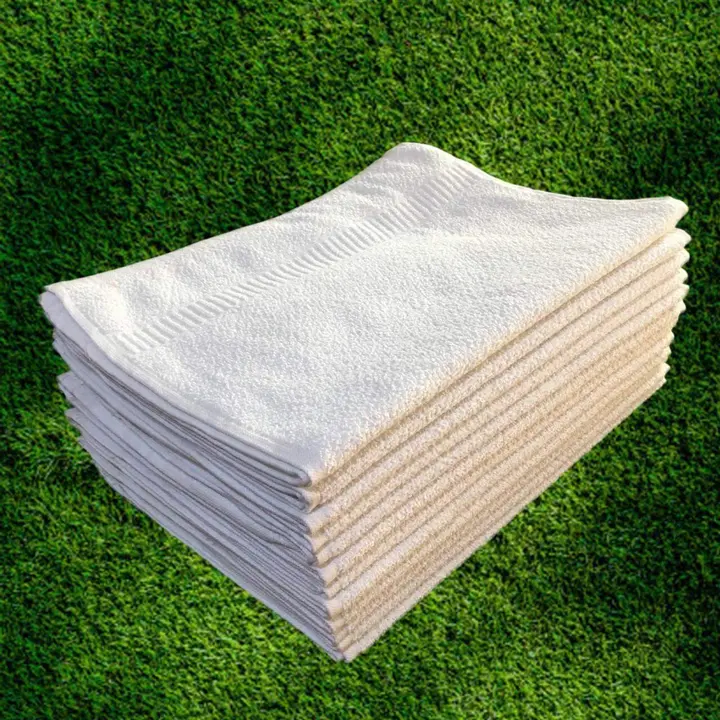 PURE COTTON WHITE TOWEL uploaded by Amar jyoti creation on 5/26/2023