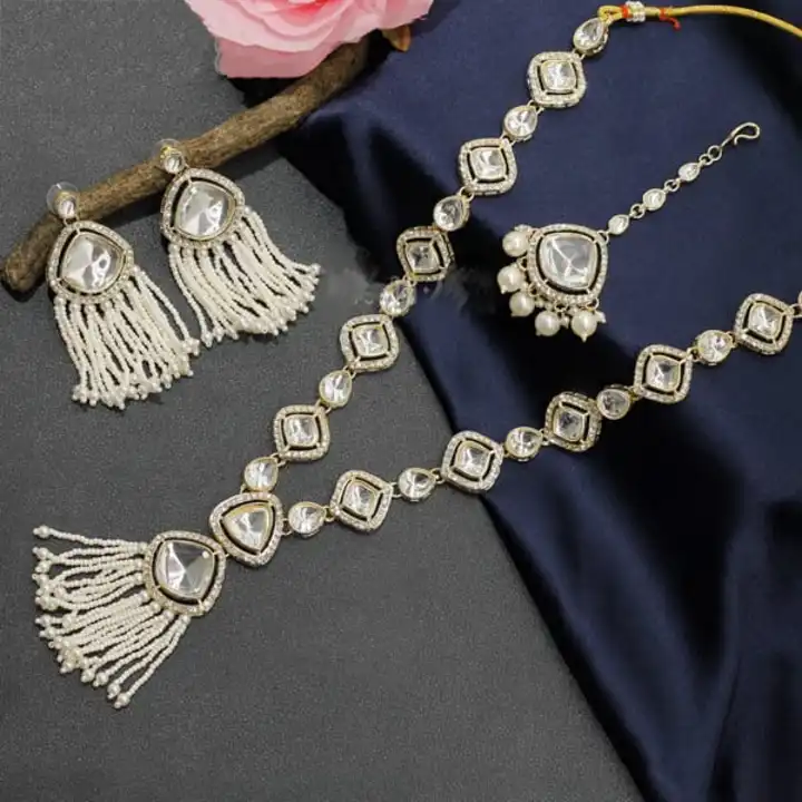 Kundan necklace set  uploaded by Sb designs on 5/26/2023